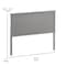 Flash Furniture Queen Gray Wash Herringbone Adjustable Headboard MG-97881-QHB-Q-GRWSH-GG - alternate 5